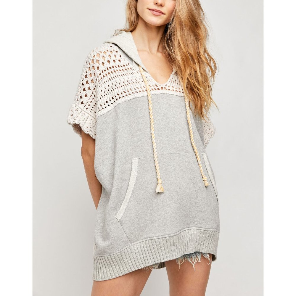 NWOT Free People Honey Bear Swit / Heather Grey